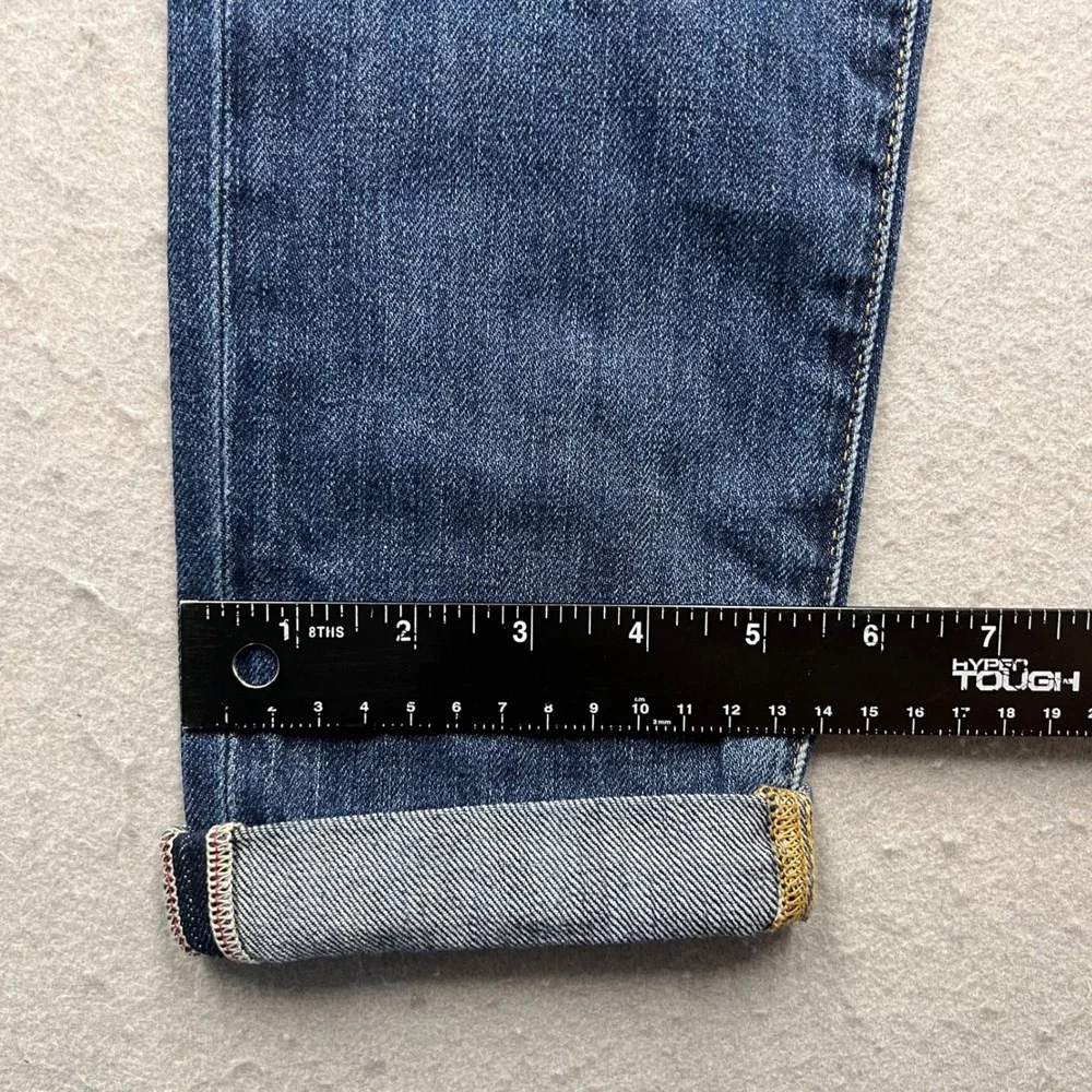 Polo Ralph Lauren Girls Astor Slim Boyfriend Jean Blue Corduroy Logo Size 10 NWT